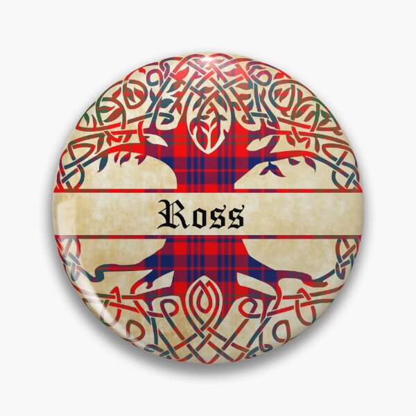 Item preview, Ross Tree of Life Clan Scottish Surname tartan designed and sold by BagTown Clans.