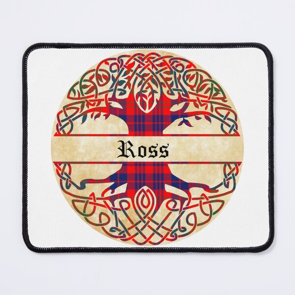 Item preview, Ross Tree of Life Clan Scottish Surname tartan designed and sold by BagTown Clans.