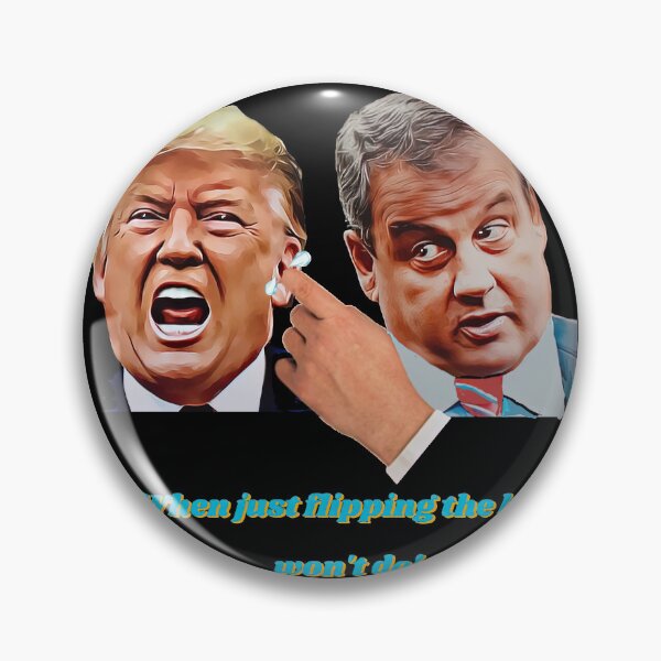 Item preview, Christie gives Trump Wet Willie, Chris Christie for President designed and sold by HughIeas.