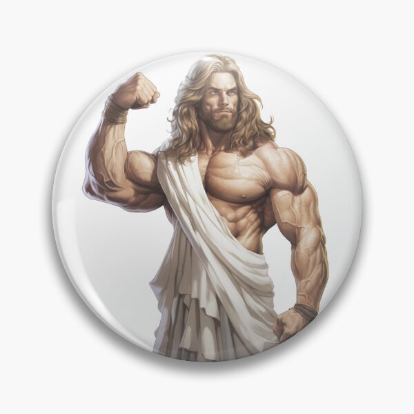 Item preview, Funny jacked Jesus design designed and sold by Inklusivestyles.