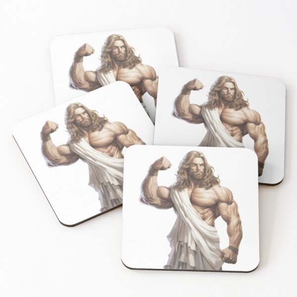 Item preview, Funny jacked Jesus design designed and sold by Inklusivestyles.
