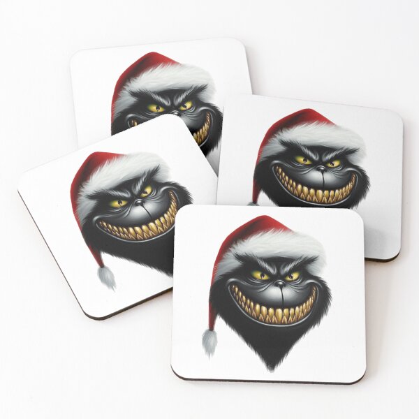 Item preview, the Black Grinch Smiling with Gold Teeth  designed and sold by erkabees.