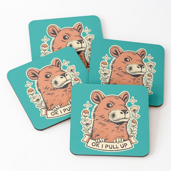 Item preview, Ok I Pull Up Capybara Indie Aesthetic designed and sold by SubtleSplit.
