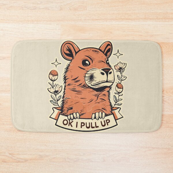 Item preview, Ok I Pull Up Capybara Indie Aesthetic designed and sold by SubtleSplit.