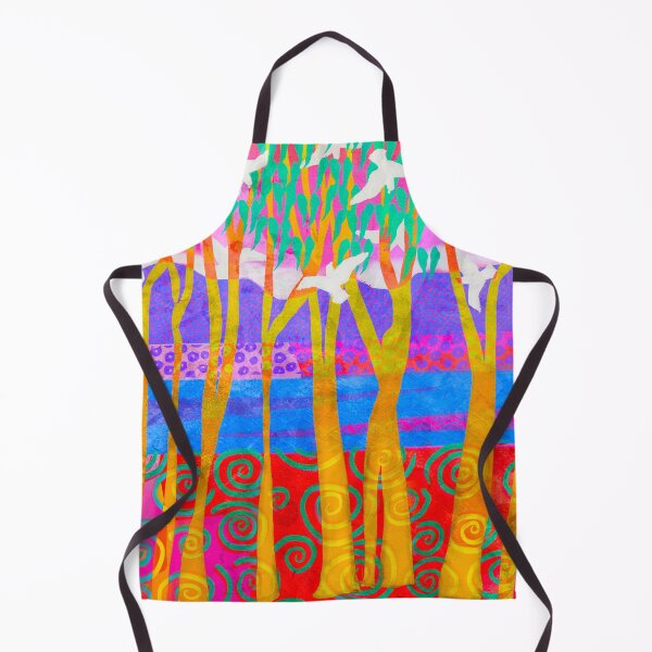Item preview, Landscape with trees and birds designed and sold by Georgie Sharp.