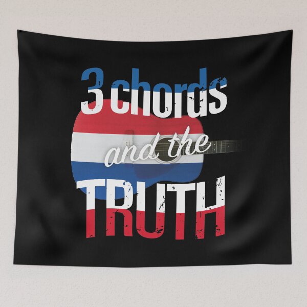 Item preview, 3 Chords and the Truth designed and sold by Peter P @ MedleyMerch.