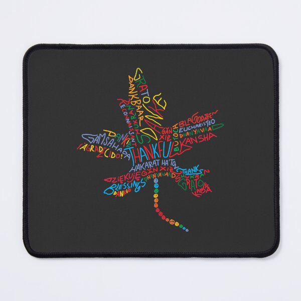 Item preview, "Thankful" World Language Leaf - Country Colors designed and sold by Tim Veiga.