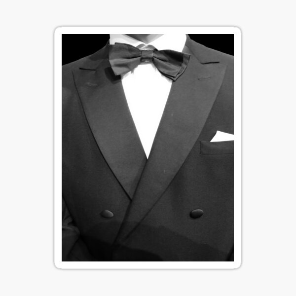 dapper suit black tie transparant roblox