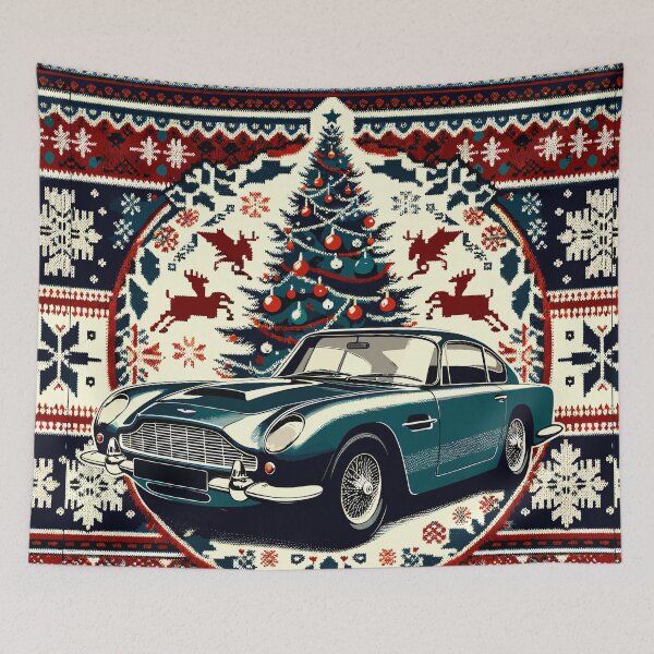 Item preview, 1964 A M DB5 classic Pallas christmas sweater tree designed and sold by Martymcflay.