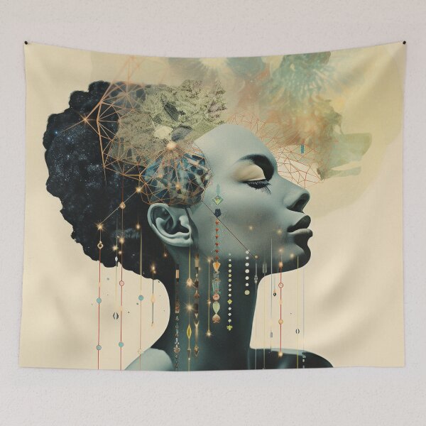 Artikelvorschau, Afrofuturismus-Kunst entworfen und verkauft von MidJourneymen.