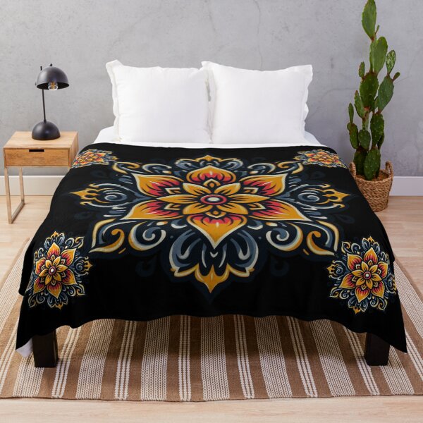 Item preview, Vintage floral mandala .Center and Relaxing design designed and sold by Alkymias.