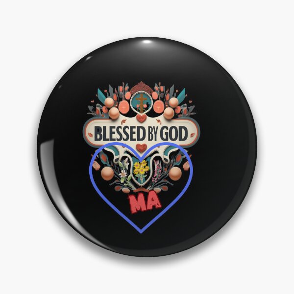 Item preview, BLESSED BY GOD MA designed and sold by carlos crane.