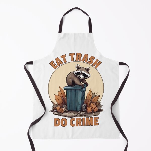 Item preview, Eat Trash Do Crime, Live Fast Eat Trash, Funny Raccoon designed and sold by Porcupine Tees ⭐⭐⭐⭐⭐.