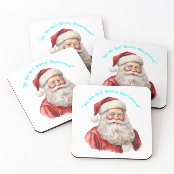 Item preview, Ho Ho Ho! Merry Christmas! with light blue letters designed and sold by ysogoodsshop.