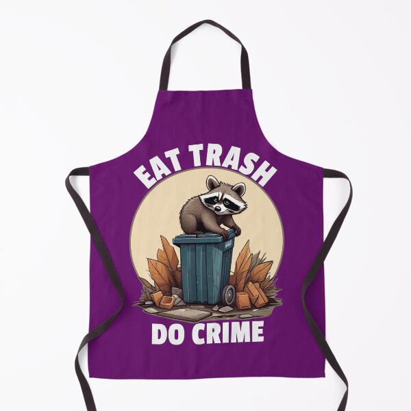 Item preview, Eat Trash Do Crime, Live Fast Eat Trash, Funny Raccoon designed and sold by Porcupine Tees ⭐⭐⭐⭐⭐.