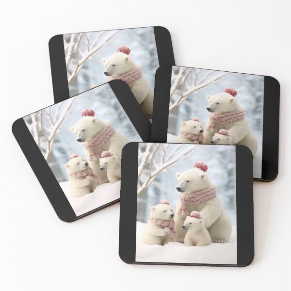 Item preview, Pola Bear Wearing A Scarves designed and sold by TorpStore.