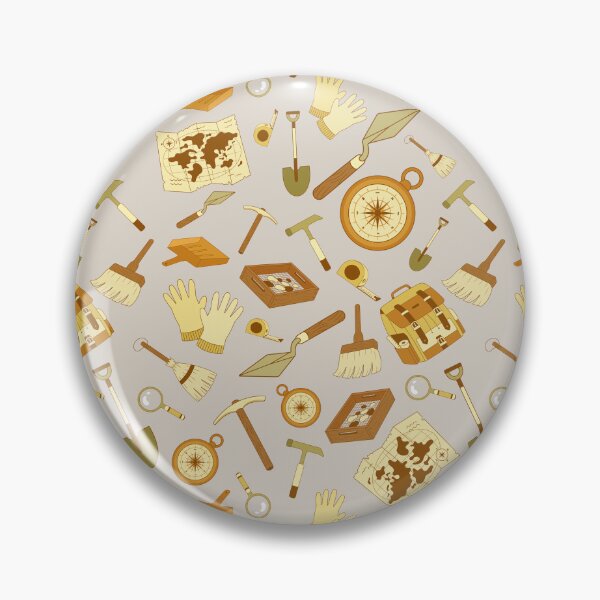 Item preview, Archaeology Toolbox Background Pattern designed and sold by ottrain.