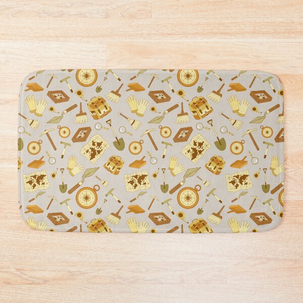 Item preview, Archaeology Toolbox Background Pattern designed and sold by ottrain.