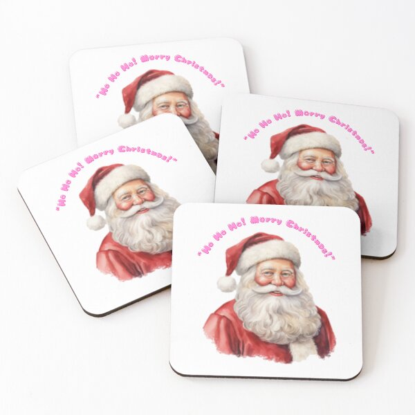 Item preview, Ho Ho Ho! Merry Christmas! with pink letters designed and sold by ysogoodsshop.