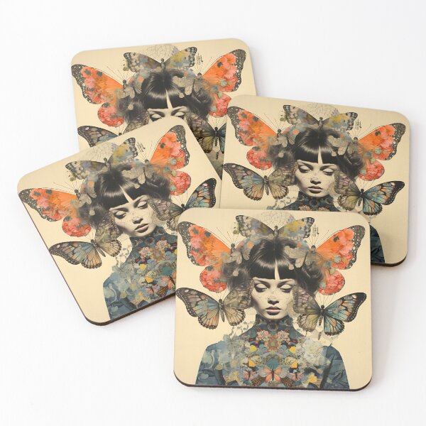 Item preview, Roses and Butterflies ¨Vintage¨ designed and sold by ArtCorner10.
