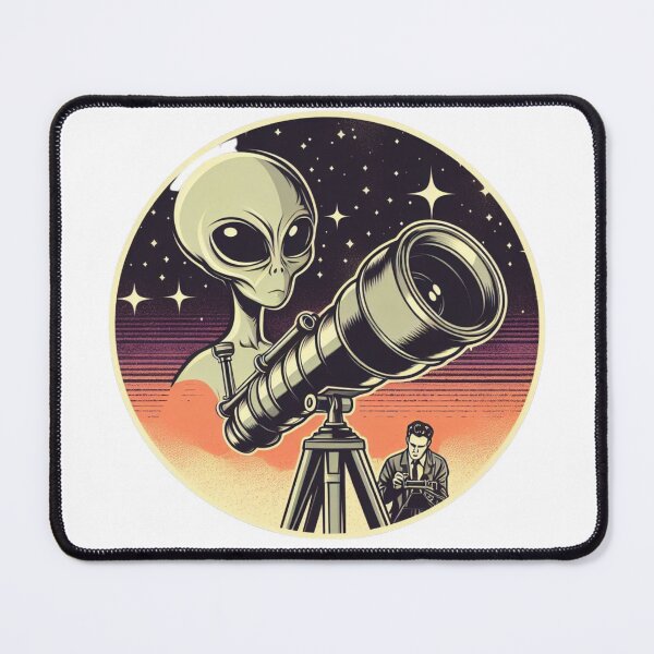 Item preview, Scientist and alien together. ET alliances. designed and sold by Alkymias.