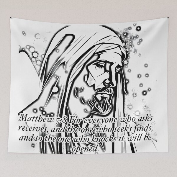 Item preview, Seeking and Asking: Jesus' Open Doors designed and sold by SirZeus.