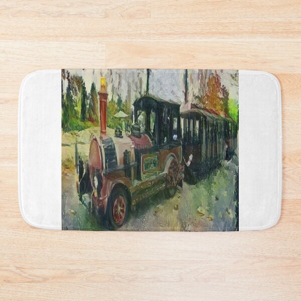 Item preview, Vintage Trackless Train In Safari Park Lover Gift designed and sold by adelineyeohp.