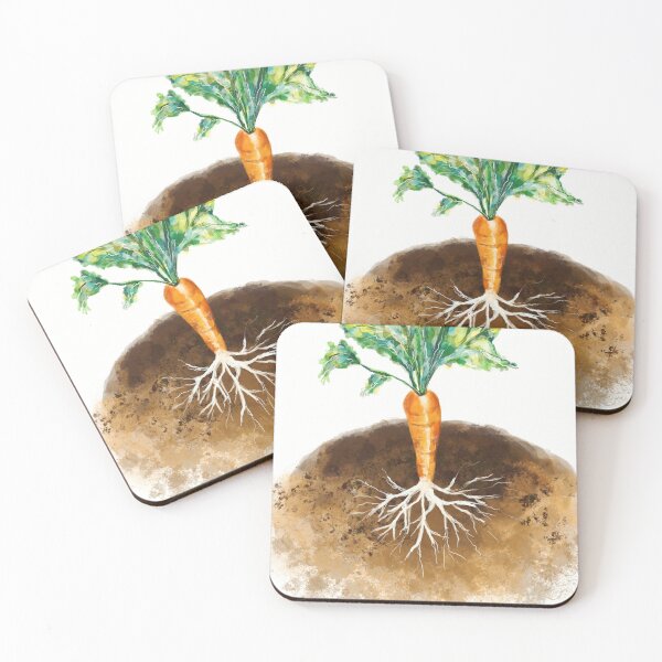 Item preview, carrots in the ground designed and sold by Sansaranna.
