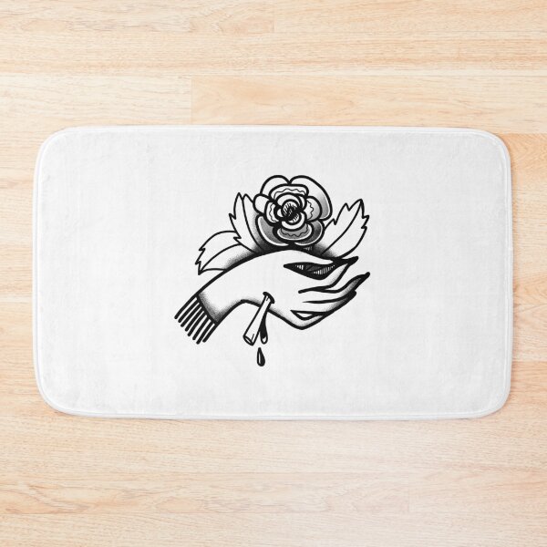 Item preview, Tattoo Impaled hand Boho Rose flower designed and sold by jazzydevil.