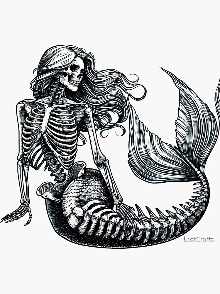 Skeleton Mermaid Skeleton Mermaid