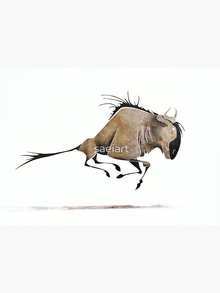 Wildebeest by saeiart