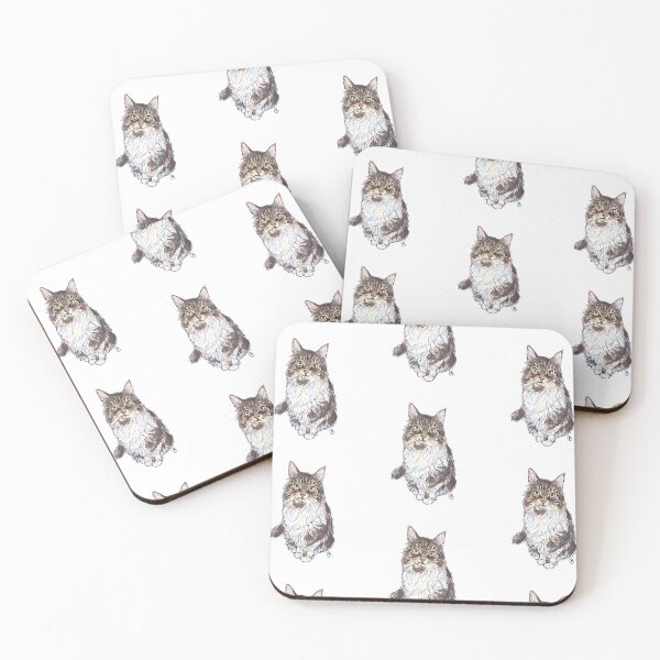 Item preview, Tabby Domestic Longhair Cat designed and sold by rita-andi.