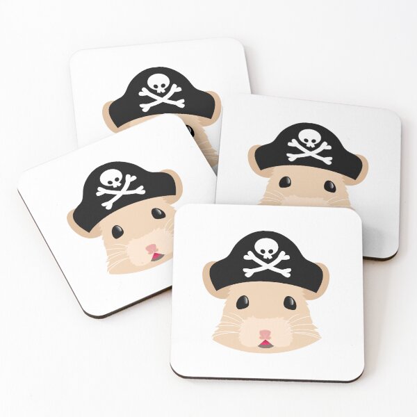 Item preview, Funny face pirate rat designed and sold by jazzydevil.