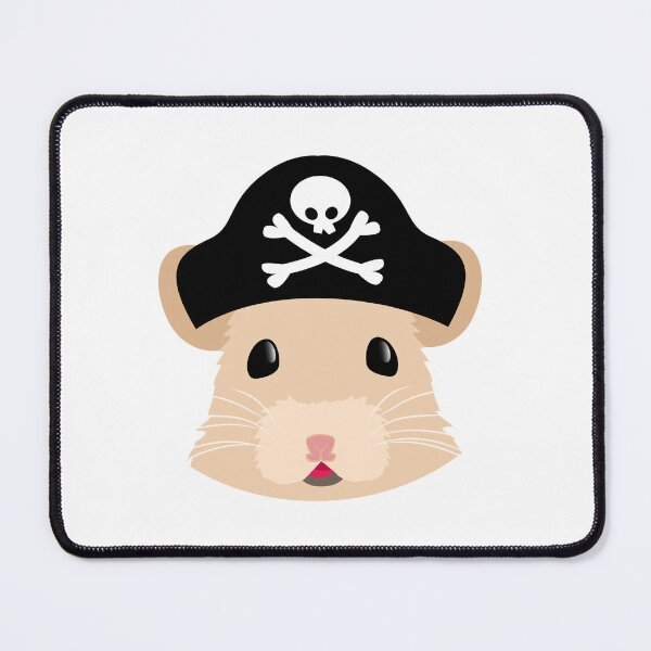 Item preview, Funny face pirate rat designed and sold by jazzydevil.