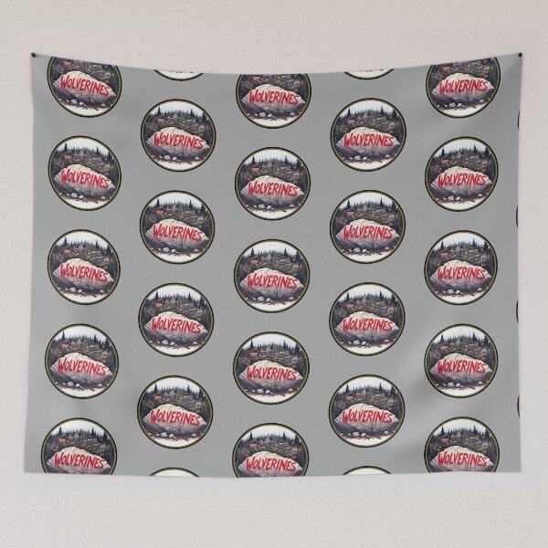 Item preview, Wolverines Tagged Rock designed and sold by ApocalypseInc.
