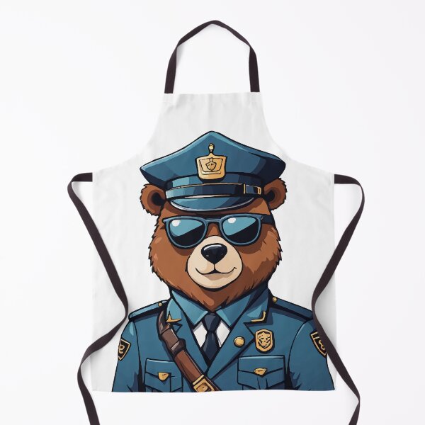 Item preview, Brown Bear cop in Uniform designed and sold by Dalevalart.