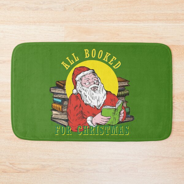 Item preview, Santa Claus reading. All booked up for Christmas. designed and sold by VieBelieve.