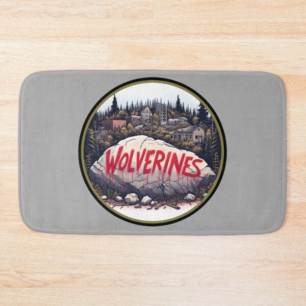 Item preview, Wolverines Tagged Rock designed and sold by ApocalypseInc.