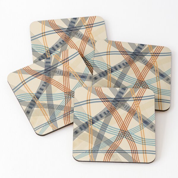Item preview, "Layers of Intuition" - An Abstract Look at a Plaid Pattern designed and sold by pngrktes-art.