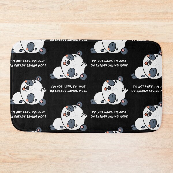 Item preview, I am not lazy, I am just on Saving Mode cute Panda designed and sold by Krsna Priya.