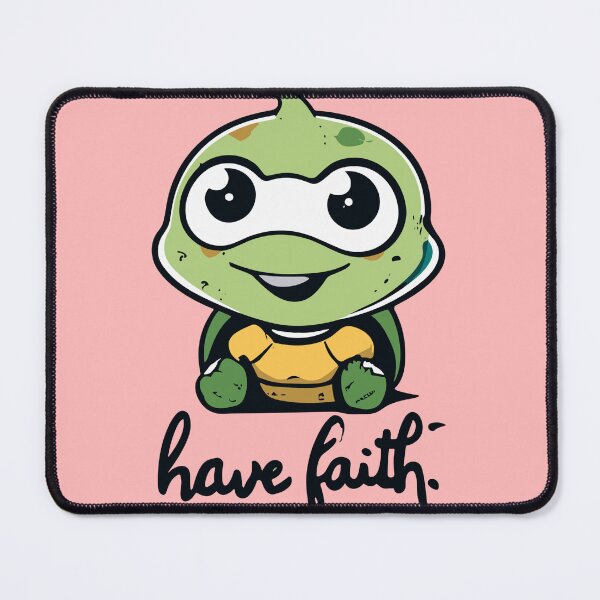 Item preview, Have Faith Motivational Turtle Artwork designed and sold by Collision19.