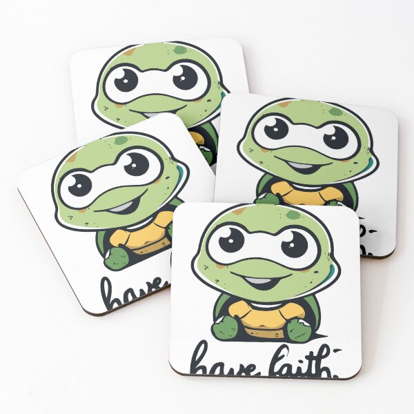 Item preview, Have Faith Motivational Turtle Artwork designed and sold by Collision19.