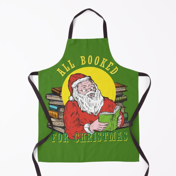 Item preview, Santa Claus reading. All booked up for Christmas. designed and sold by VieBelieve.