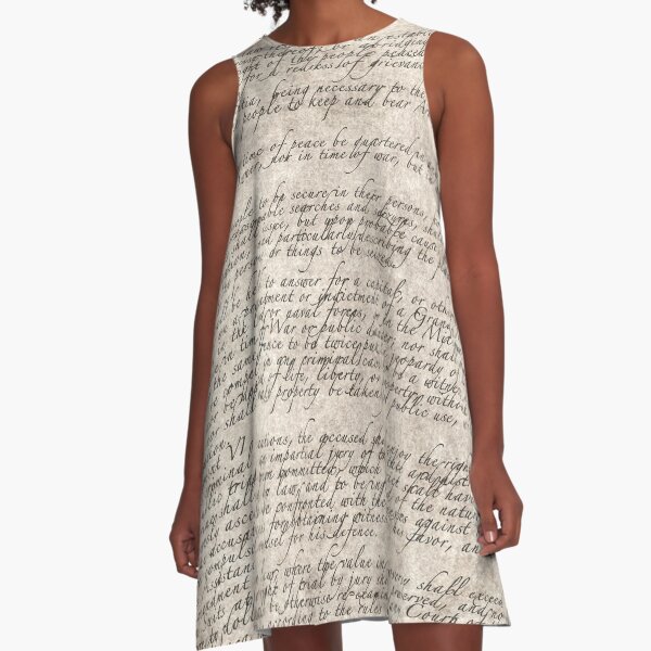 Item preview, US Constitution The Bill of Rights on parchment paper designed and sold by FlagsandSymbols.