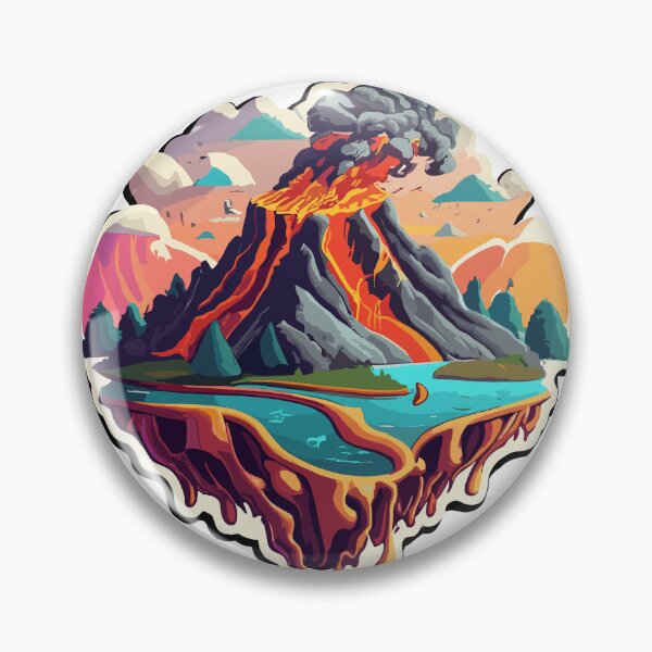 Item preview, Volcano And Lakeland Drip designed and sold by Xsquilax.