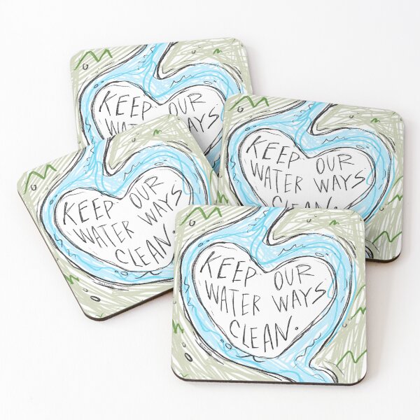 Item preview, Keep Our Waterways Clean - Color designed and sold by akscribbleskrat.