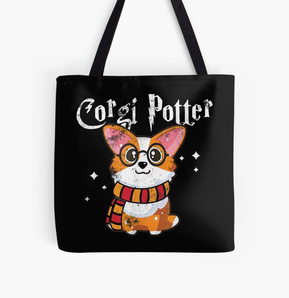 Bolsa de Tela Caricaturas Protagonistas - Harry Potter - Frikilandia