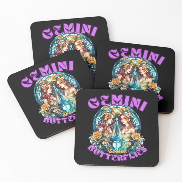 Item preview, Gemini: The Original Social Butterflies. gemini constellation designed and sold by ZodiacWonders.