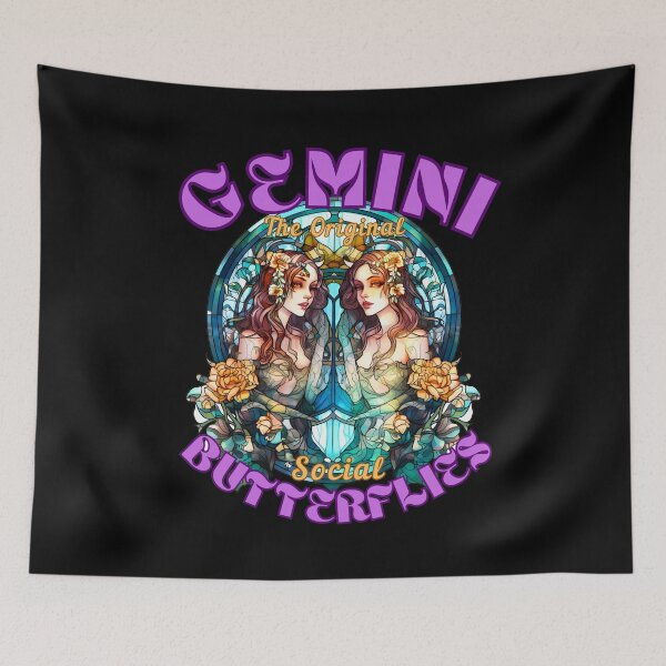 Item preview, Gemini: The Original Social Butterflies. gemini constellation designed and sold by ZodiacWonders.