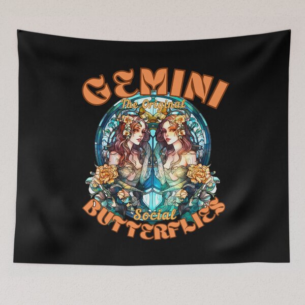 Item preview, Gemini: The Original Social Butterflies. gemini quote designed and sold by ZodiacWonders.